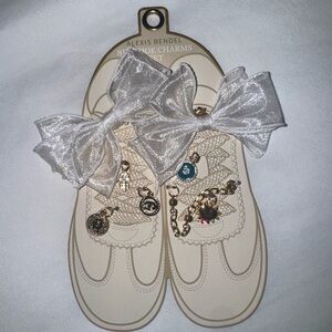 Alexis Bendel Silver Shoe Charms Set